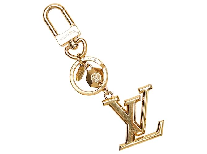 Charm per borsa con sfaccettature LV oro Louis Vuitton D'oro Metallo  ref.590328
