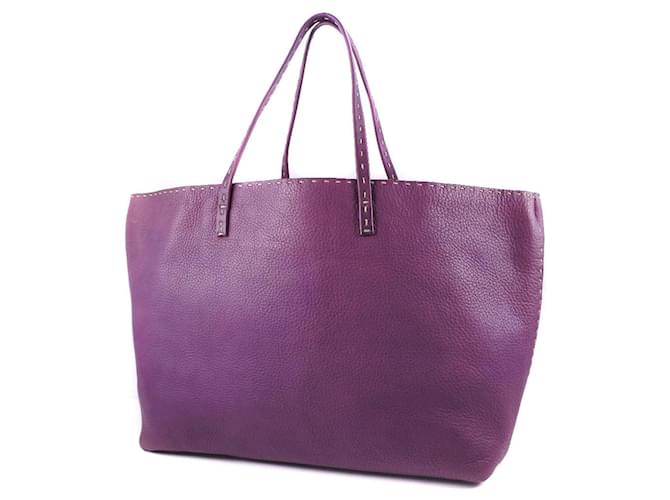 Fendi Purple Leather  ref.590504