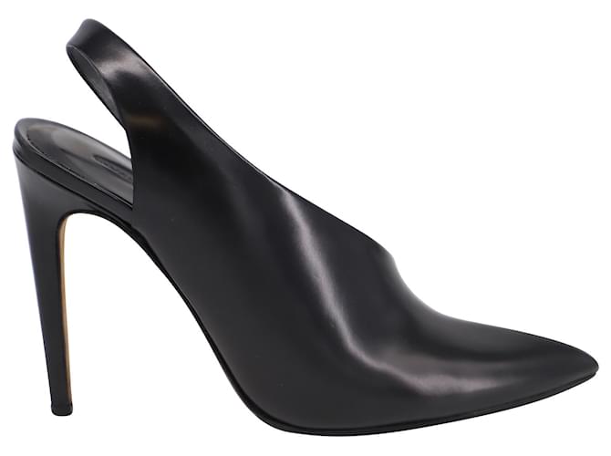 Zapatos de tacón Alexander Wang Edie Slingback en cuero negro  ref.590509