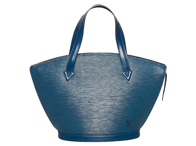 Louis Vuitton Saint Jacques Blue Leather  ref.590513