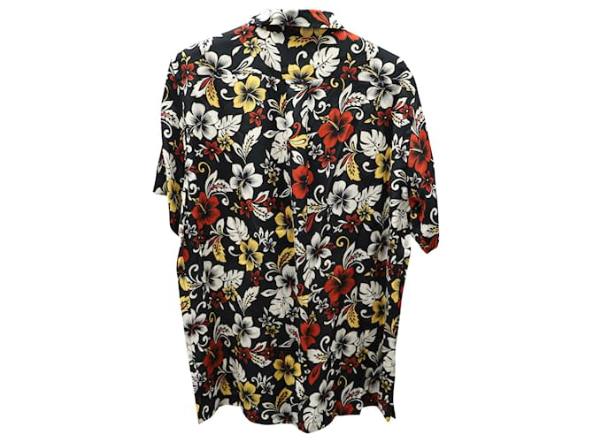 Tod's Todd Snyder Short Sleeve Printed Button Front Shirt in Multicolor Rayon Cellulose fibre  ref.590590