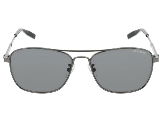 Montblanc Aviator-Style Metal Sunglasses  ref.590652