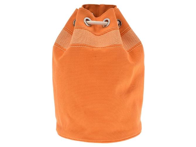 Hermès Marin Toile Orange  ref.590924