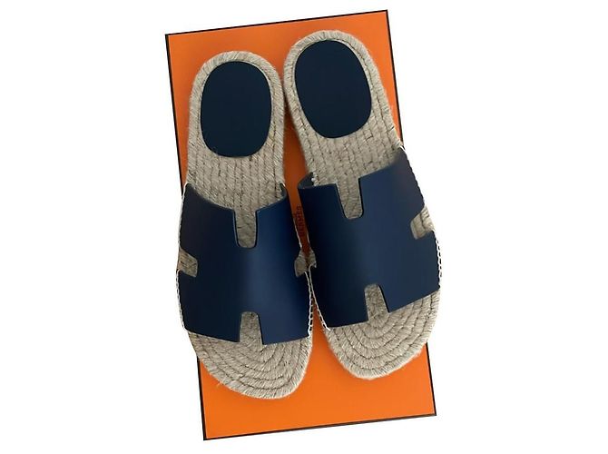 Hermès Ankara Blu navy Pelle