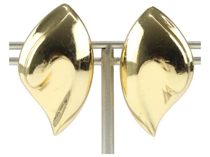 [Used] Christian Dior Earrings Accessories Vintage Gold Golden Metal  ref.591241