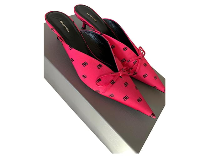 Chaussures Balenciaga Toile Fuschia  ref.591309