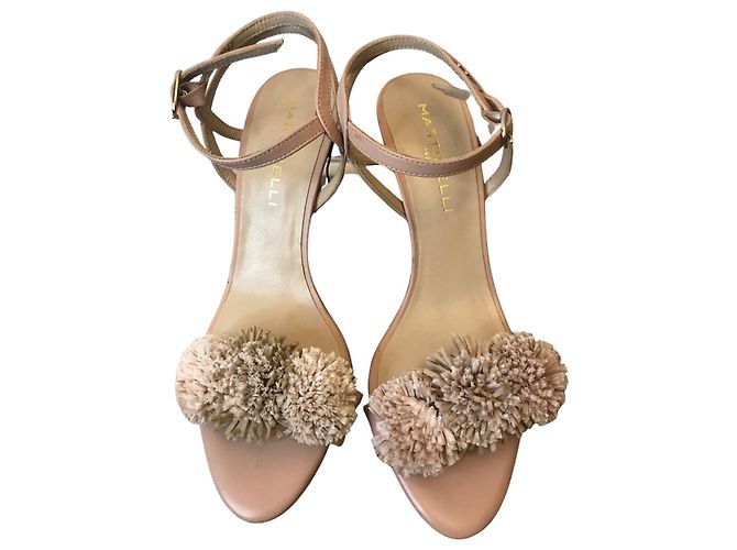 Autre Marque Sandali Martinelli in pelle Beige