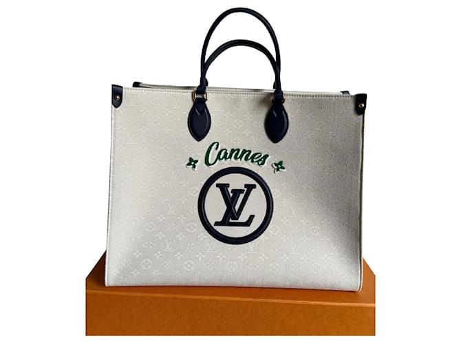 Louis Vuitton Handbags Beige  ref.591376