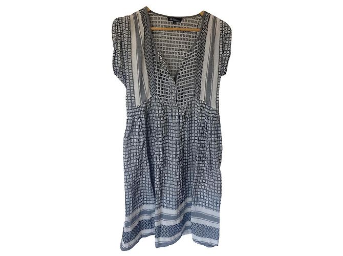 Vestido Isabel Marant Etoile de lino gris