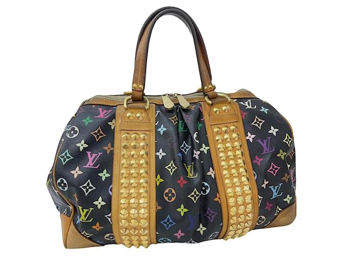 Louis Vuitton Mehrfarbige Courtney-Tasche Mehrfarben Leder Leinwand  ref.591527
