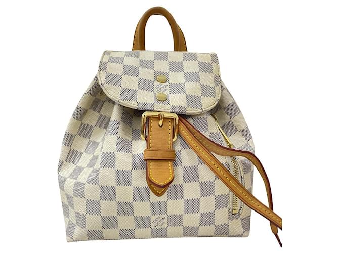 Louis Vuitton Sperone mini backpack Beige Cloth ref.591538 - Joli