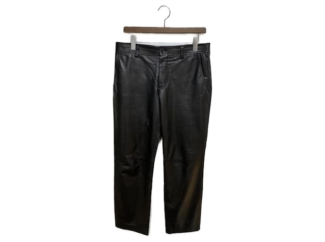 LOEWE leather pants Black ref.591546 - Joli Closet