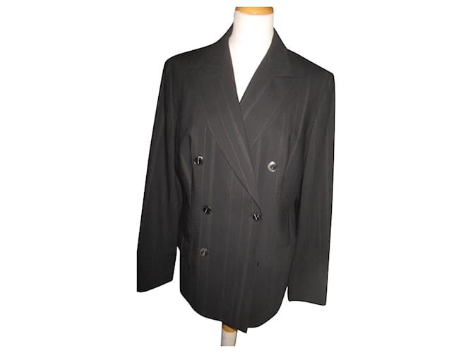 Windsor Jackets Dark grey Wool  ref.591550