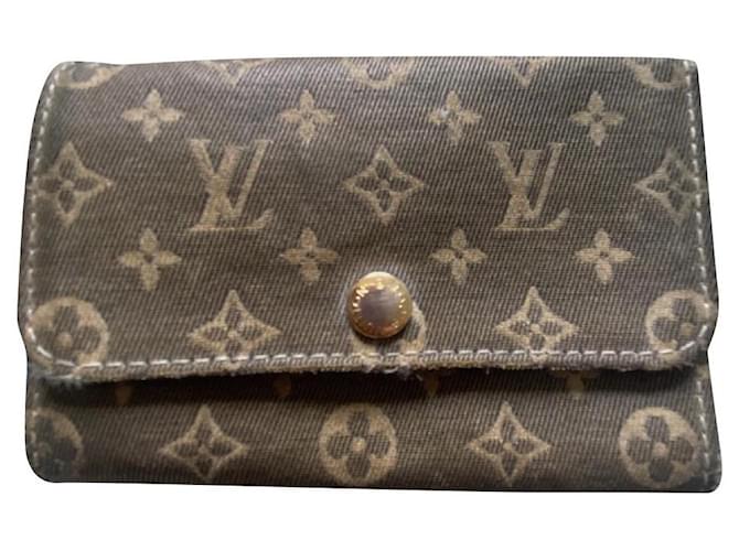Louis Vuitton Purses, wallets, cases Brown Cloth  ref.591565