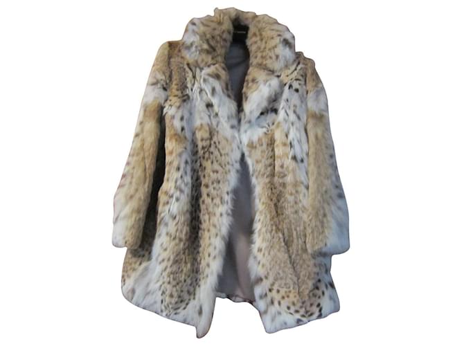 Autre Marque veste en lynx Fourrure Multicolore  ref.591672