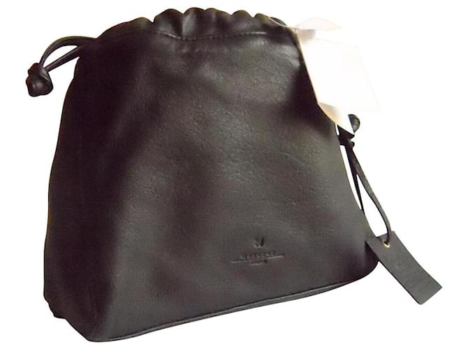 Weekend Max Mara MAX MARA WEEKEND brandneue Pochette-Tasche aus echtem Leder. Schwarz  ref.591676