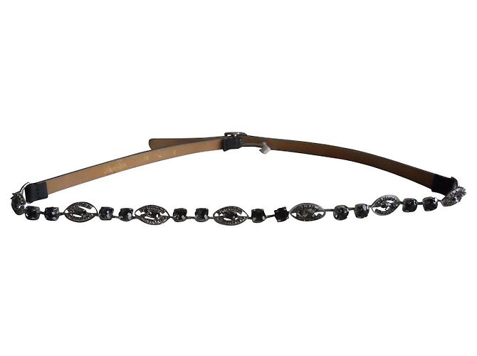 Ceinture bijoux neuve MAX MARA. Noir