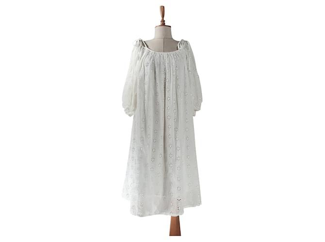 Mes Demoiselles ... Dresses White Cotton  ref.591717