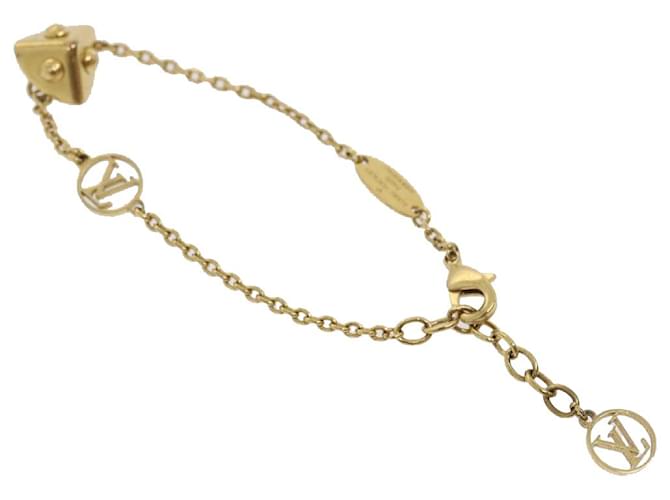 LOUIS VUITTON Bracelet metal Gold M61131 LV Auth rd2076 Golden  ref.591831