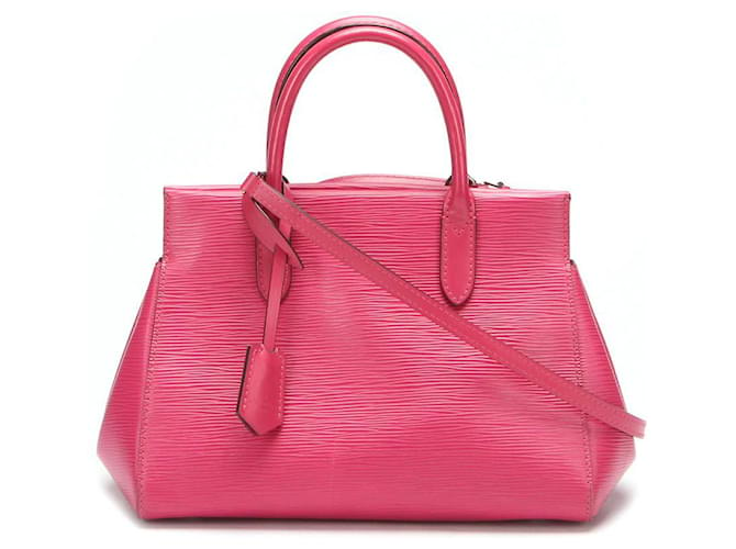 Louis Vuitton Epi Marly BB Pink Leather Pony-style calfskin  ref.592012