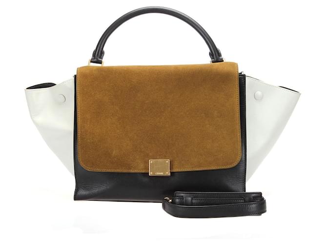 Céline Trapeze Leather Shoulder Bag Multiple colors Pony-style calfskin  ref.592368