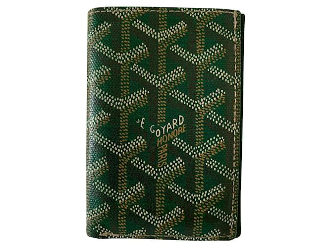 Authentic Goyard Business Card Holder Wallet Green India