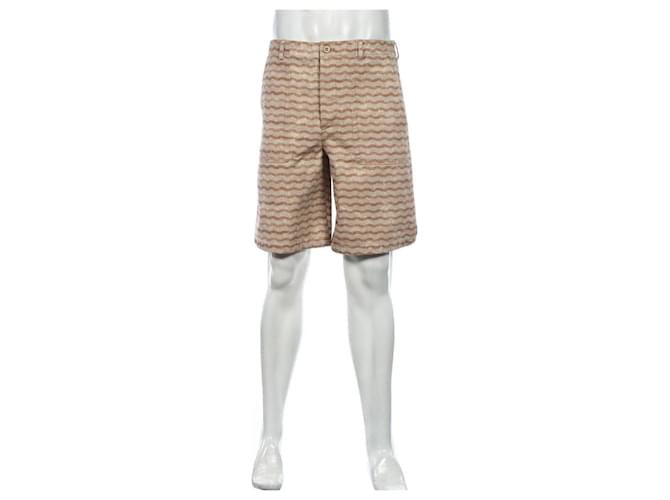 Acne Shorts Hommes Coton Beige  ref.592401