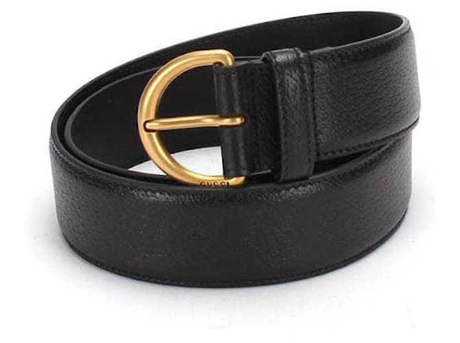 Gucci Leather belt Black Pony-style calfskin  ref.592514