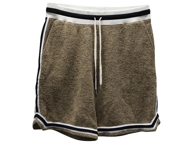 Autre Marque Pantalones cortos John Elliott Boucle Game en algodón marrón cañón Castaño  ref.592592