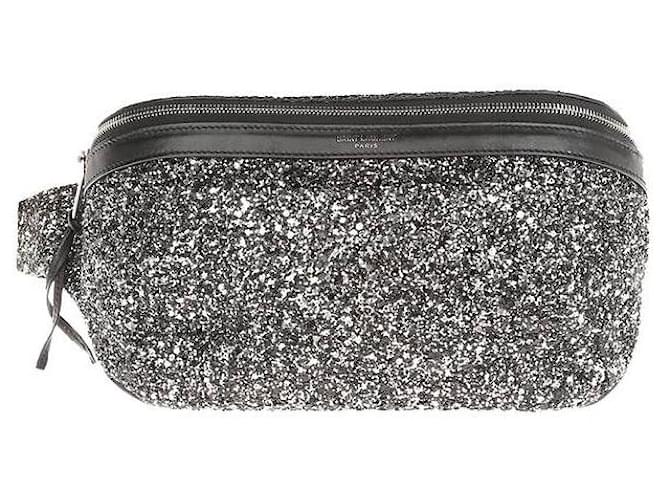 Saint laurent glitter deals belt bag