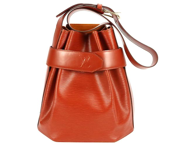 Louis Vuitton Sac Depaule PM Brown Epi Leather ref.593101 - Joli Closet