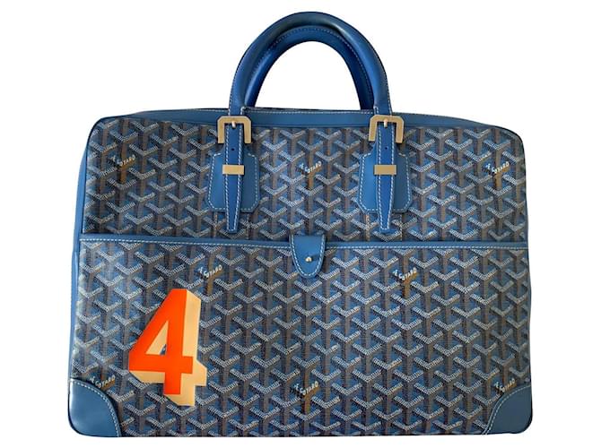 Goyard Bluette Ambassade briefcase Light blue  ref.593388