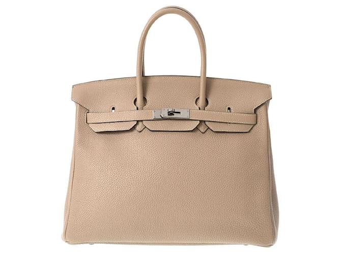 Hermès Birkin 35 Beige Leather  ref.593640