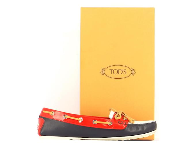 Tod's Church´s Loafers Navy blue Leather  ref.593749