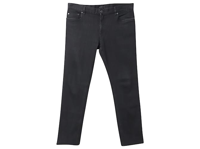 Jeans Prada Tight Fit em Algodão Preto  ref.594000