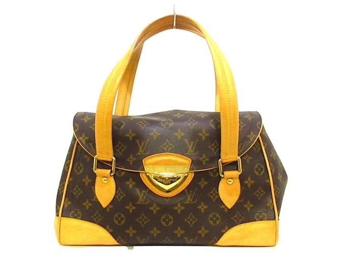 Louis Vuitton Beverly Braun Leinwand  ref.594090