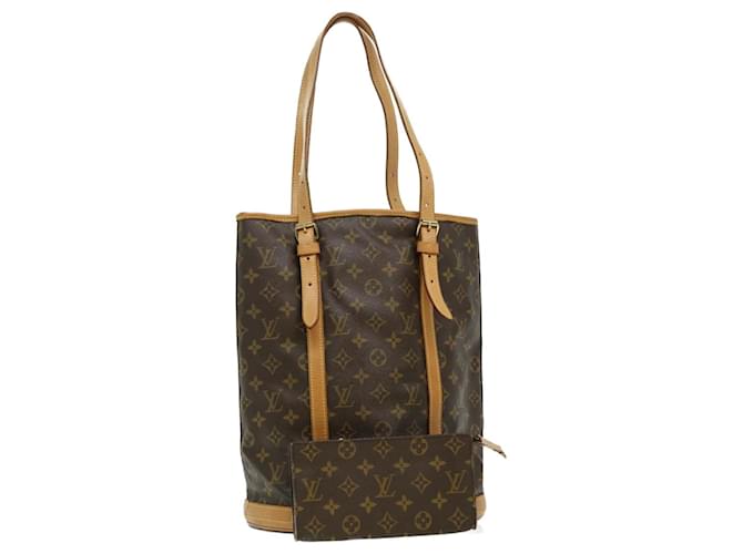 Louis Vuitton Bucket Brown Cloth  ref.594235