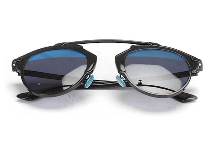 Getönte Sonnenbrille von DiorSoReal Schwarz Acryl Harz  ref.594464