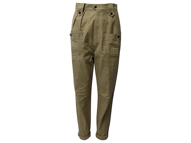 Isabel Marant Cargo Pants in Brown Cotton  ref.594507