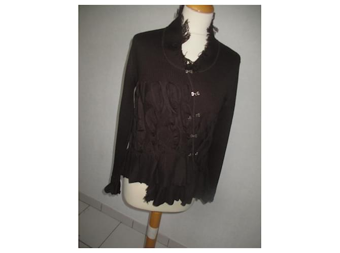 Autre Marque Knitwear Dark brown Wool  ref.594619