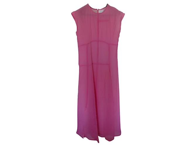 Victoria Beckham Dresses Pink Viscose  ref.594716