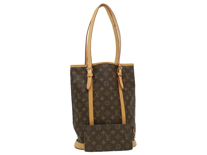 Louis Vuitton Bucket Brown Cloth  ref.594911