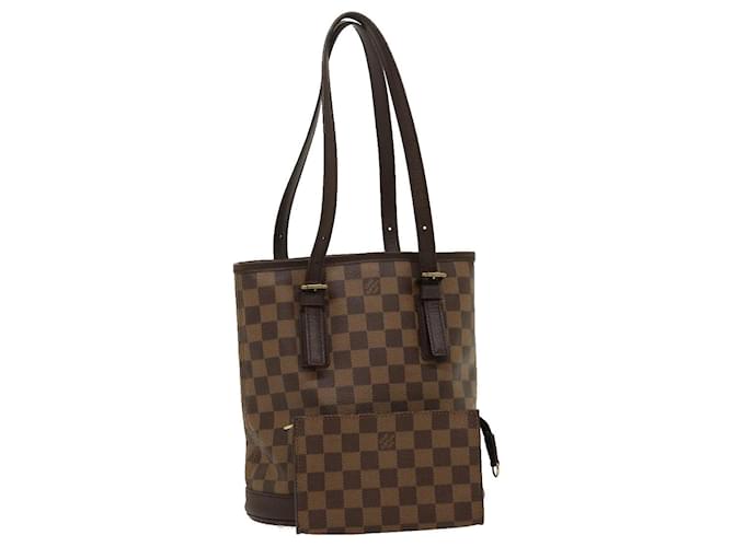 Louis Vuitton Bucket Brown Cloth  ref.595179
