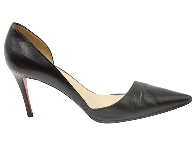 Christian Louboutin Newton Pumps in Black Leather  ref.595300