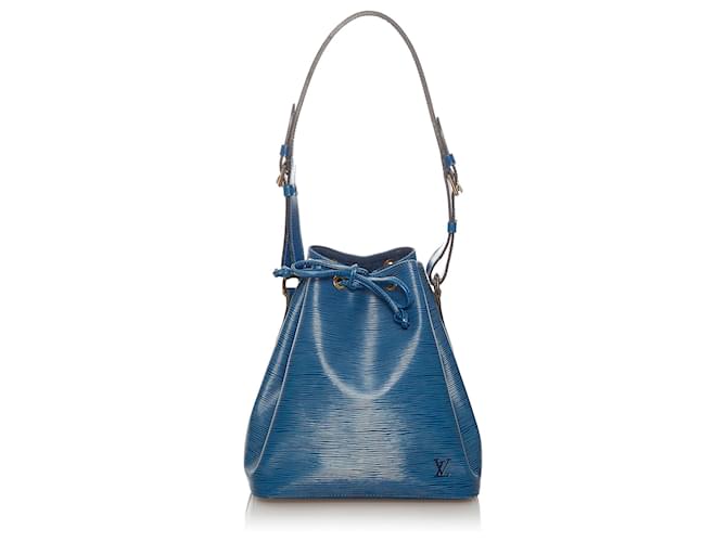 Louis Vuitton Azul Epi Petit Noe Couro  ref.595623