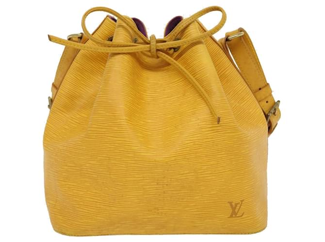 Noe Louis Vuitton Petit Noé Amarelo Couro  ref.595763