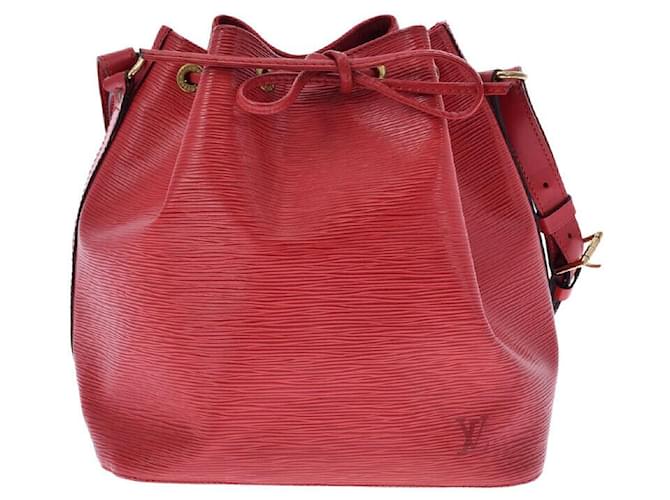Noe Louis Vuitton Petit Noé Red Leather  ref.596109