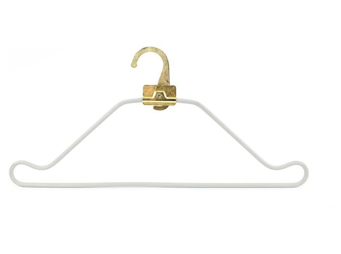 Louis Vuitton Gold x Grey Retractable Hanger White gold  ref.596386
