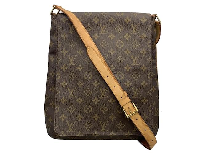 Louis Vuitton Monogram Musette Salsa Long Strap Brown Cloth ref.596637 -  Joli Closet