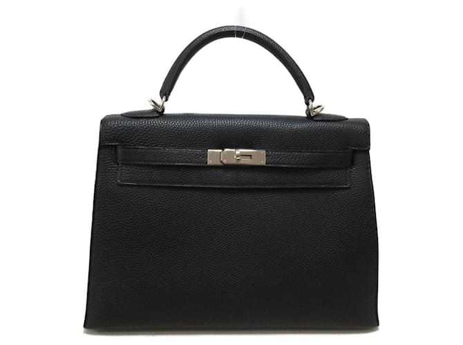Hermès Togo Kelly 32 Black Leather  ref.596777